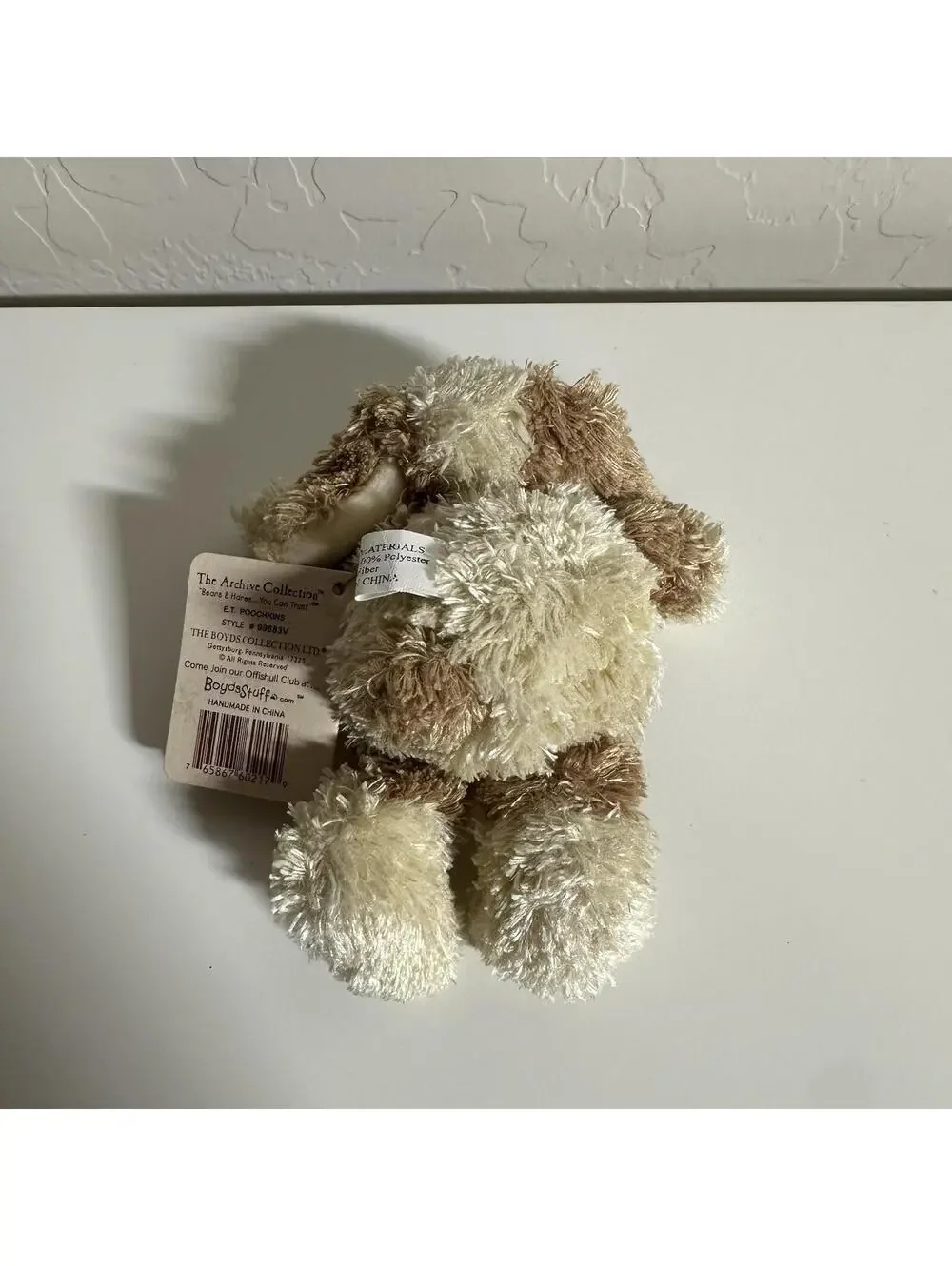 NWT Vintage Boyds Bears Archive Collection E.T. Poochkins Mini Puppy Dog Plush